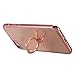 iPhone 8 Case,iPhone 7 Case, Ultra Thin Clear Luxury TPU Rose Gold Bumper Case Cover with Built-in Ring Grip Holder for Apple iPhone 8/iPhone 7