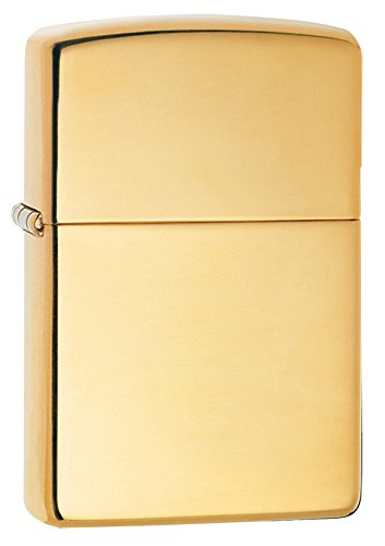 Zippo armor pocket lighter, high polish brass