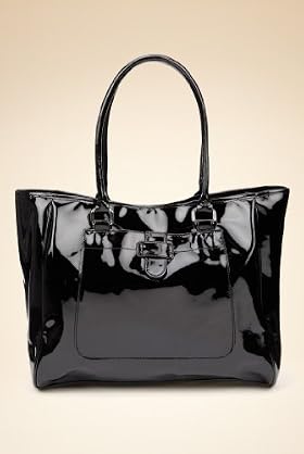 Per Una Double Handle Patent Shopper Bag