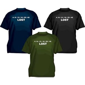 Lost Zahlen T-Shirt, 4 8 15 16 23 42 Dharma Initiative