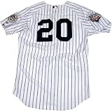 Jorge Posada New York Yankees 2009 World Series Jersey w/09 WS & Inaugural Season Patches Uns - Sports Memorabilia