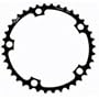 Rocket Alloy Non-Ramped Chainring 130mm 5 Bolt 38T Black/Silver