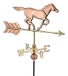 Good Directions Polished Copper Horse Garden Weathervane 801P