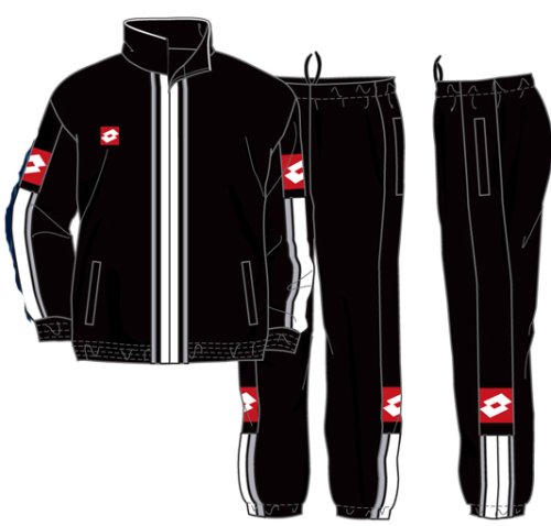 Lotto Sportanzug Mi Extreme, Herren, schwarz/weiß