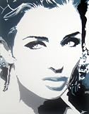 Blue Eyes Original Painting By Michael James Toomy