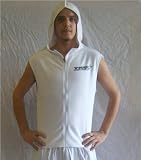 Sleeveless Hooded Top With Zipper