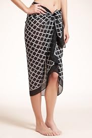 Geometric Print Waist Tie Sarong [T52-1336-S]