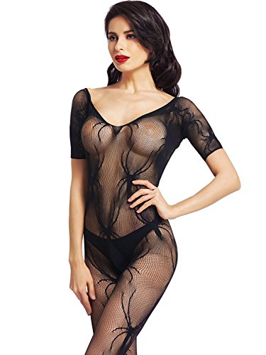 Beluring womens see through open crotch bodystockings