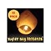 Super Sky Lanterns TM (Chinese Glowing Sky Lanterns) - 10 Pack