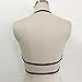 Mallcat Women Harness Elastic Strappy Hollow Out Bustier