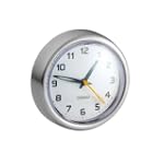 InterDesign Forma Suction Clock, Brus...