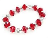 Ruby Red Single Strand Sharon Swarovski Crystal Bracelet