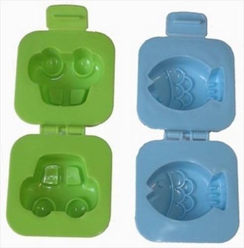 Japanese Car &amp; Fish Plastic Egg Mold for Bento Box
