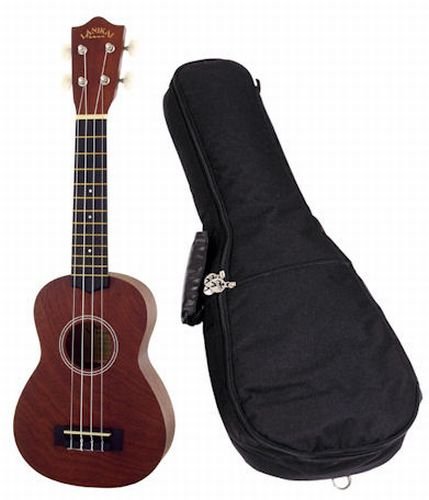 Lanikai LU-11 Standard Size Ukulele Bundle with Gig Bag
