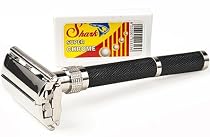 Parker 96R Butterfly Open Double Edge Safety Razor and 10 SHARK blades
From Parker Safety Razor
