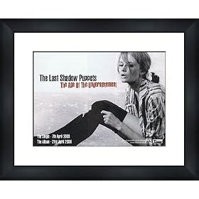 LAST SHADOW PUPPETS The Age of the Understatement - Framed Original Advert