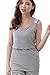 Bearsland Women's Sleeveless Maternity Nursing Tank Tops Breastfeeding Shirts