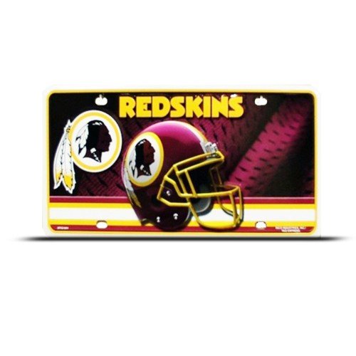 Washington Redskins Metal Nfl Sport License Plate Wall Sign Tag