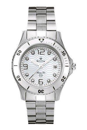 Bulova Woman's Marine Star Calendar Watch #98P004