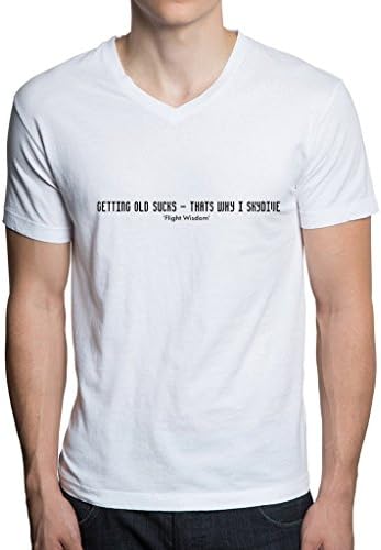 Treasurers Men's Tee Skydive Aero Air Flight Freefly Wingsuit Parachute T Shirts White Size X-Large