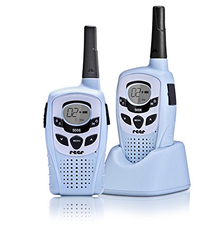 Imagen 2 de Reer 5006 - Juego completo de walkie talkie con sistema de vigilancia para bebé y micro adicional para la cuna (alcance 5 km)