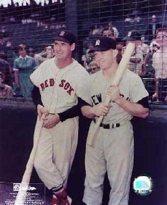 Option #1: Boston Red Sox Ted Williams and Mickey Mantle - 8