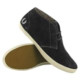 Fred Perry Byron Mid Suede Grey Mens Trainers