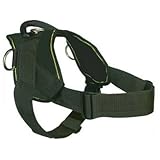 Dean & Tyler All Weather Dog Harness - Extra Large - Fits Girth 34" - 47" - Works Great for Breeds Like Newfoundland ,Saint Bernard, Large Cane Corso Etc... - Black for Everyday Use - Great Product!!! - Made in Europe !!!