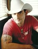 BRAD PAISLEY COUNTRY MUSIC HANDSOME AUTOGRAPHED 8 X 10 PHOTO
