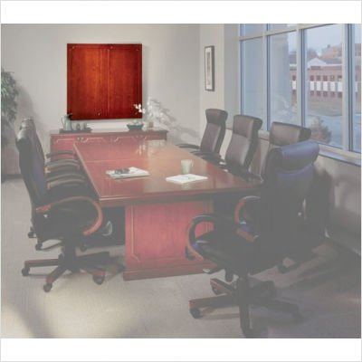Toscana White Board Cabinet Finish: Mahogany Finish on Walnut Veneer