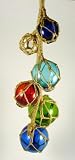 Japanese Glass Fishing Floats Fish Net Buoys Tiki Decor