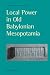 Local Power in Old Babylonian Mesopotamia (Studies in Egyptology & the Ancient Near East)