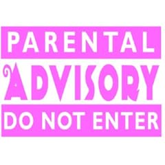 F1289 PARENTAL ADVISORY EXPLICIT CONTENT K�hlschrank-Magnet im witzigen Stil