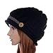ANDI ROSETM Slouch Beanies Button Hats Knitted Crochet Baggy Skullies Beret Cap Hat for Women Winter Ski Party