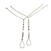 Barefoot Sandal Delicate Foot Chain Jewelry Glod Plated Anklet Simple Disks Sequin Diameter 0.27in. 2 Pieces