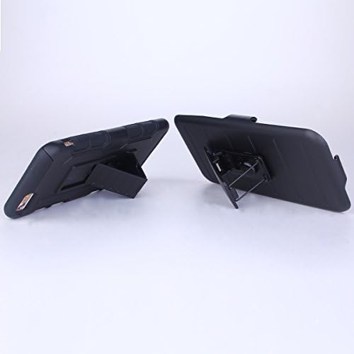 iPhone 6s Case Cellpal Apple iPhone 6 Case (4.7) with Kickstand and Belt Clip [Heavy Duty] [Dual Layer] Combo Carrying case Holster Cover (Black)