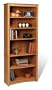 Prepac Oak 6-shelf Bookcase
