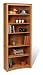 Prepac Oak 6-shelf Bookcase