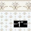 Edwardian Duchess - Blue Dollhouse Wallpaper