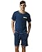 Suntasty Men's Summer Sleepwear Lounge Set Short Sleeve Pajamas Shorts with Top