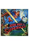 Atom Man Vs Superman - Movie Poster / Print -- Custom Framing Available