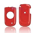 Red Crystal Clear Transparent Case Cover for Brand UTStarcom 7126M 7126-M MetroPCS Protective Cell Phone Hard SNAP-ON [Beyond Cell Packaging]
