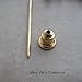 24 Gold Stick Pin Findings with Clutch