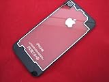 Black Color Transparent Plastic Glass ~ Full Battery Back Cover Door Case H ....