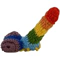 Rainbow Knitted Willy Warmer Funny Rude Gift