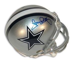 Autographed/Hand Signed Tony Dorsett Dallas Cowboys Mini Helmet