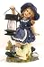 Solar Powered Girl And Dog With Lantern Solar Light (Full Color)