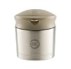 Stainless Steel Thermal Food Container with Taupe Twist Lid