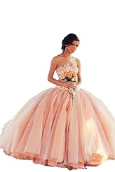Strapless Sequined Organza/Satin  Dress