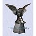 American bald Eagle iron statue marble base sculpture (Digital Angel Decor)